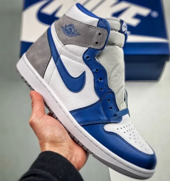 Lalnepal | AR Jordan 1 High OG True Blue Sneaker for Men